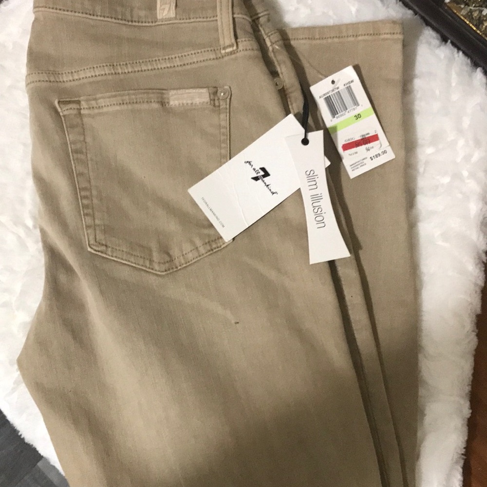 7 for all Man Kind Slim Illusion Jeans SZ 30